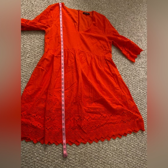 Red Eyelet Madewell Dress - Picture 10 of 10